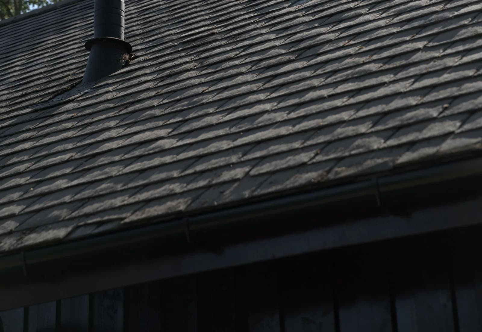 Natural slate roof in Marlow after moss removal and Chiltern EverGuard™