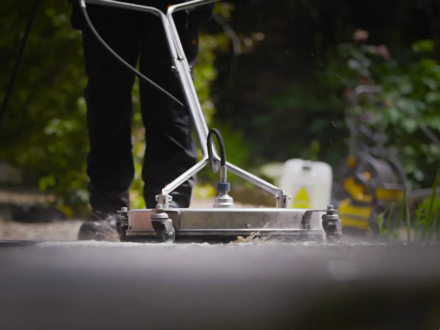 Surface cleaner in use