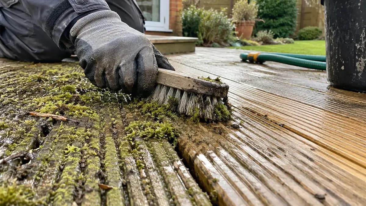 How to Clean Moss Off a Deck Without Damaging the Surface