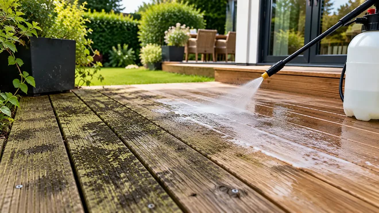 How to Clean Mould Off a Wood Deck Safely