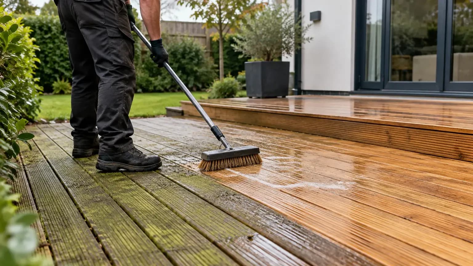 How to Clean Algae Off Wood Deck