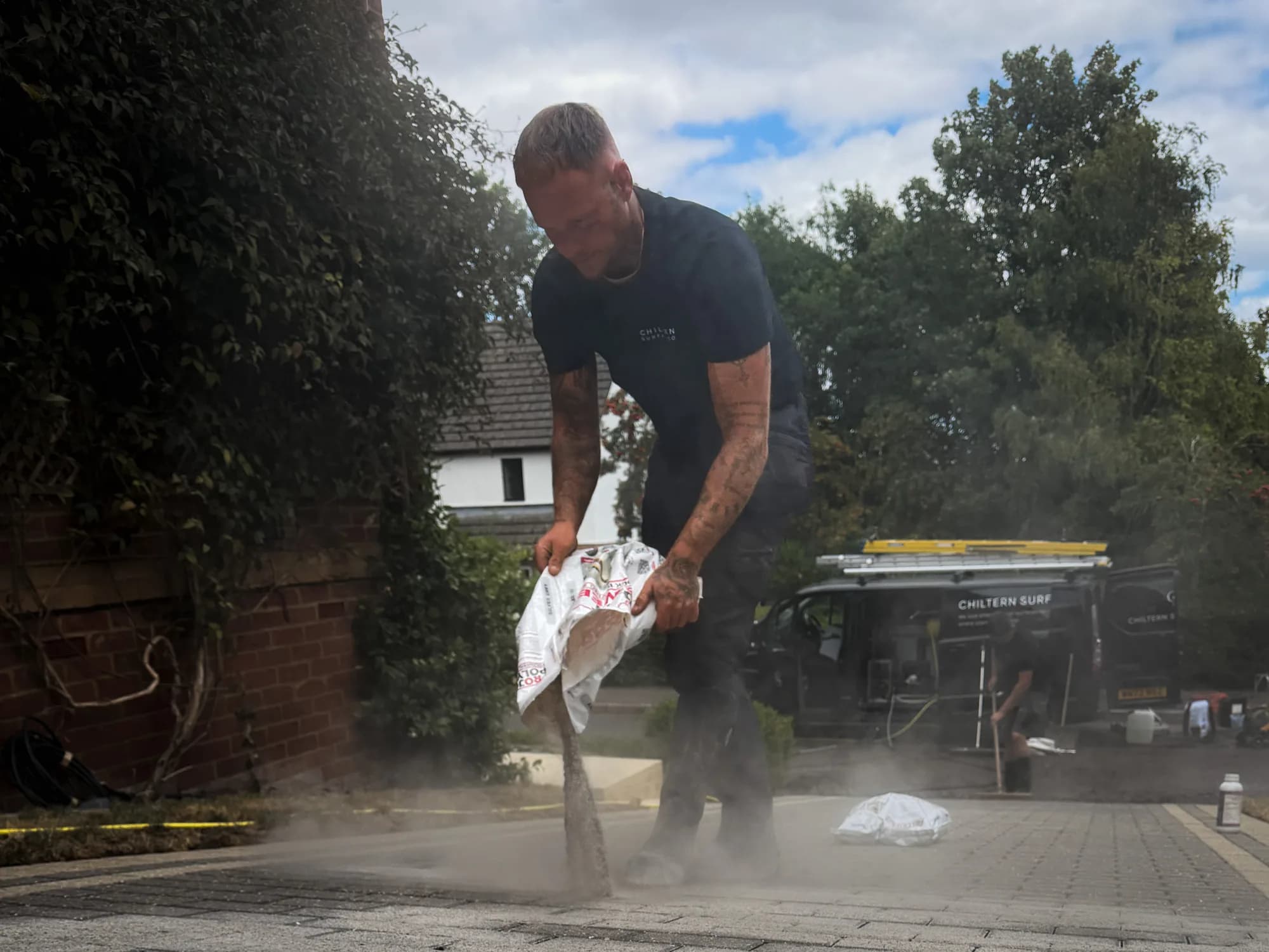 Upgrading the Driveway with Polymeric Sand — High Wycombe